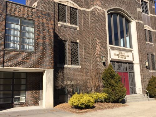 First Presbyterian was founded in 1819, moved to this site in 1885. The current building was dedicated on the same site in 1924.