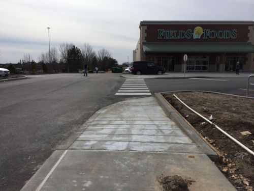 Fields Foods pedestrian access 