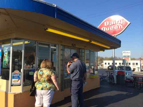 This roadside stand at 9529 Gravois was built in 1948, it has been a Dairy Queen for years now