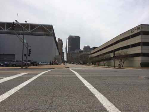 Looking south at 9th from Cole St.