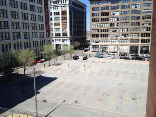 Tuesday April 14, 2013 @1:45pm is was nearly vacant