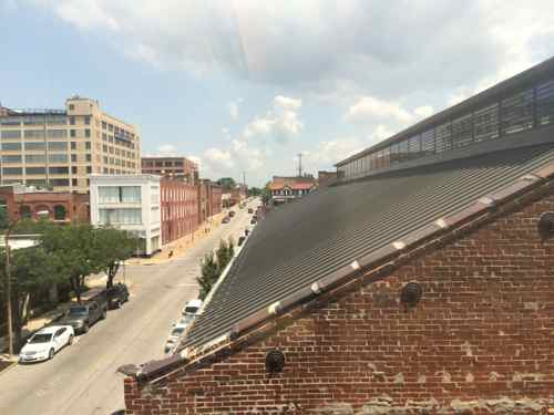 View looking north on 19th Street from the 5th floor
