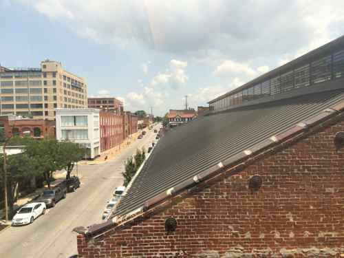 View looking north on 19th Street from the 5th floor 