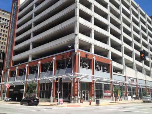 The city-owned 7th Street parking garage