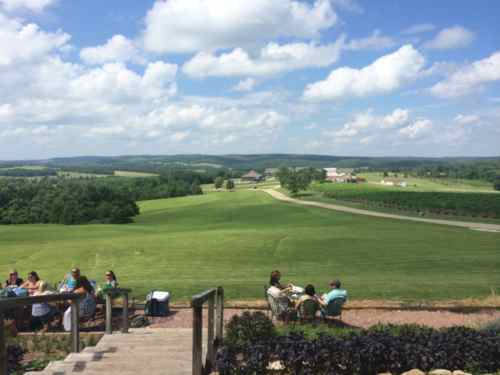 View from the Chaumette tasting room