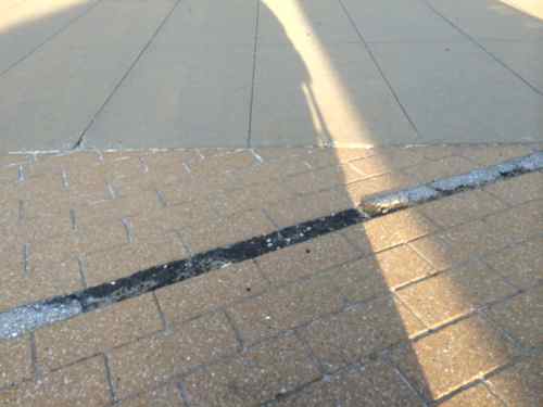 This creates a hazard for pedestrians