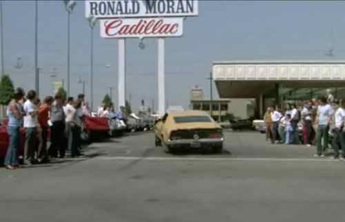 Ronald Moran Cadillac was featured in the chase, it's now Penske Cadillac.