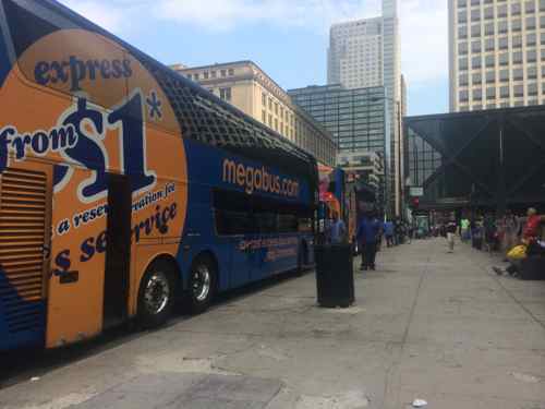 We arrived in Chicago's South Canal St., near Union Station. 