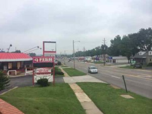 Looking South on W. Florissant in Dellwood, MO 