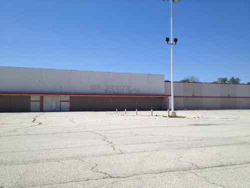 Visiting Springfield in May 2013 we went by the Kmart store - vacant for a decade