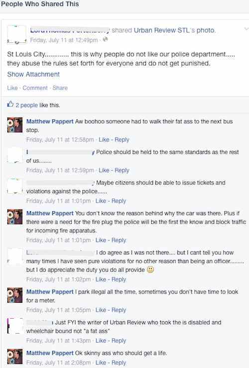The initial conversation on the profile of a person I've never met,