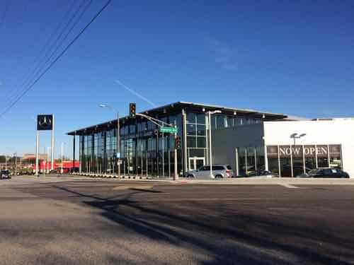 The new Mercedes-Benz of St. Louis at Hampton & Clayton