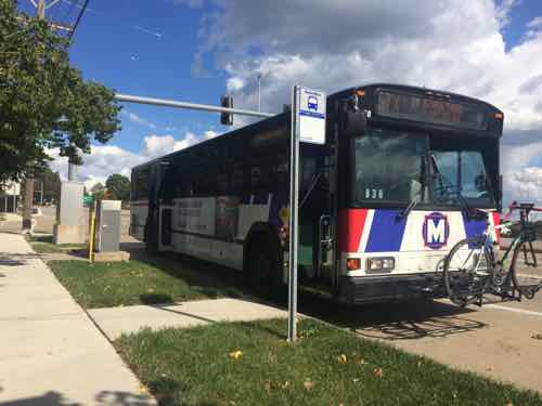 The 57x I took to Town & Country stopping on Clayton Rd. between Woods Mill & Hwy 141 