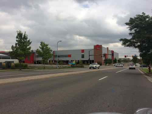 It too has big boxes, this is the side view of Target. 