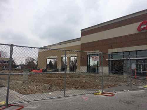 The Rock Hill Lucky's Market during the building expansion. 