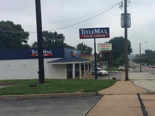 Title Max at 9814 W Florissant in August