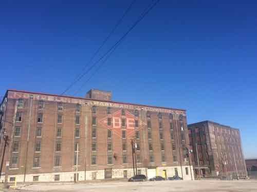 Warehouses in the along Ashley between 2nd and Lewis.