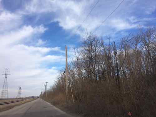 Just North of the MLK bridge approach 