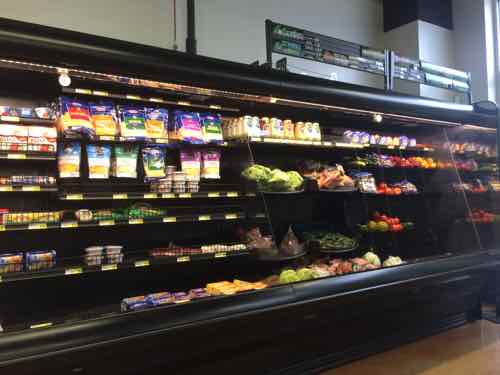 More produce next to dairy