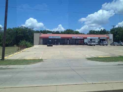 A 2012 photo I took of the shopping center on this corner 