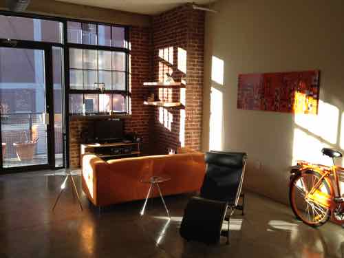 A 2011 interior photo of our loft