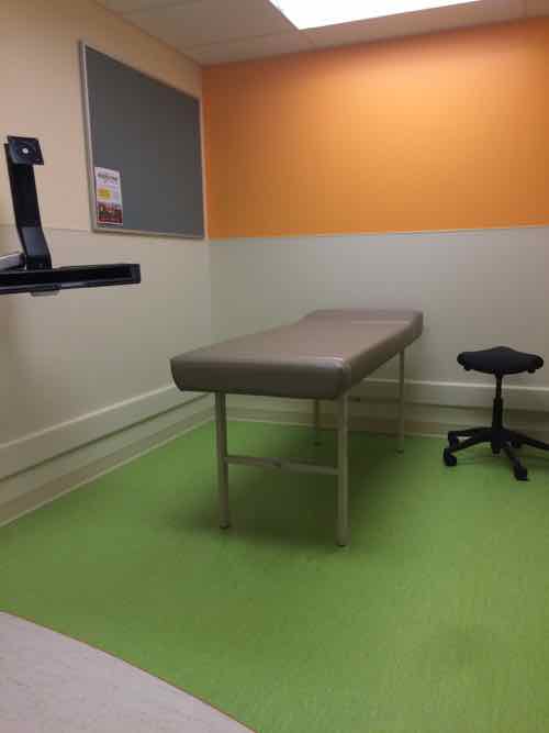 One of the exam rooms 