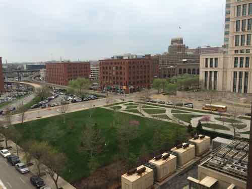 Another view showing the close proximity to the Cupples Station warehouses 