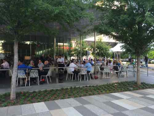The upscale restaurant was packed the Saturday night I was there,