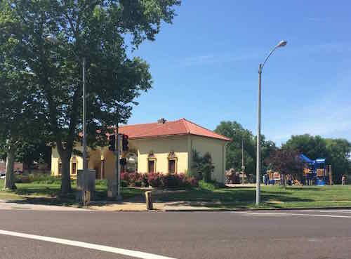 Minnie Wood Park at Meramec & Broadway is a great asset to the future development potential of the area