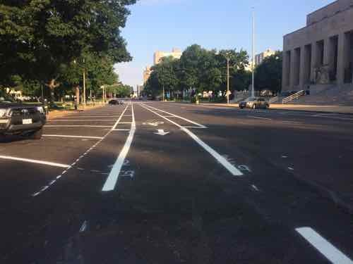 Looking West from 13th toward 14th