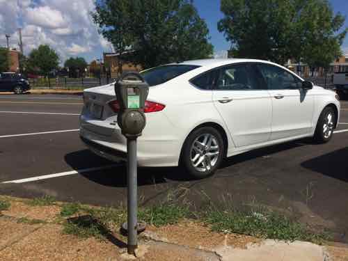 While most do OK, clearly this person had trouble. Parking enforcement was writing a ticket as I took this pic.