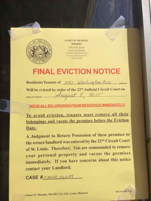 The July 16 judgment was for $8,909.33  Case: 1522-AC06229 - WASHINGTON AVENUE APARTMENTS V RRR AND R, LLC (E-CASE)