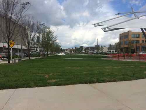 Looking North. DuPont, formerly Solae, is across Boyle on the left. 