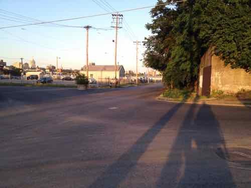 May 2012 -- looking East across Sarah from the South side of Duncan. 