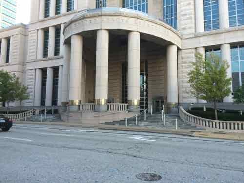 The 11th Street side is now free of the barriers.