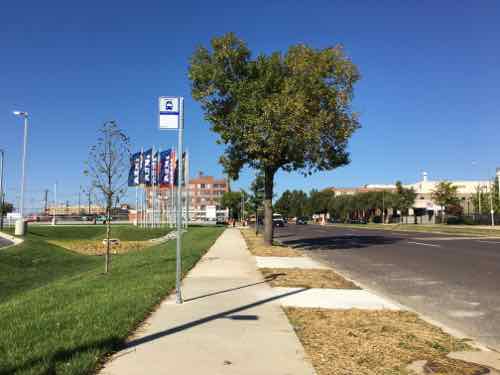 Nw bus stop right in front of IKEA