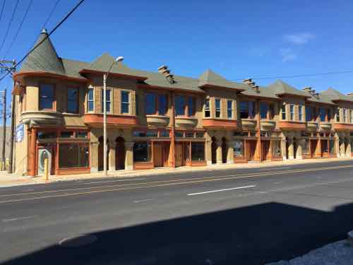 The facade facing Vandeventer Ave