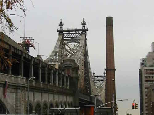 The 59th St/Queensboro Bridge. October 2001