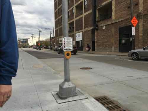 Many intersections along Euclid Ave pedestrians must press a button to get a walk signal. This was not requited elsewhere. This is an unnatural extra step that most pedestrians ignore. Decidedly less pedestrian-friendly! 