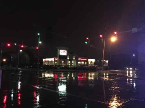 A typical suburban CVS is among the new development along Cleveland's Healthline