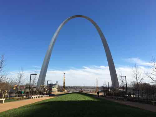 From the base of the new flagpole 