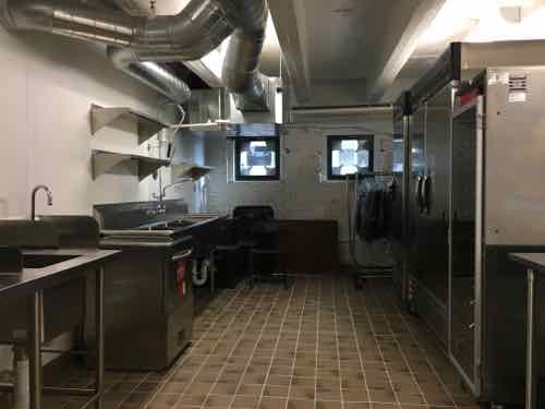 There developer even included a commercial kitchen to help with catered events. 