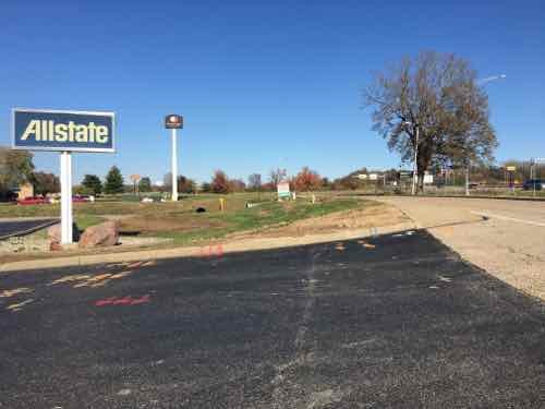 This area is served by bus from bus service from both St, Clair & Madison Counties, but in November it lacked an ADAD-compliant accessible route from the public sidewalk to building entrance. 