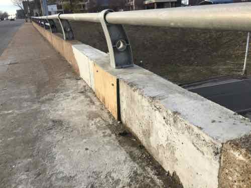 Repair on the Market St bridge/viaduct