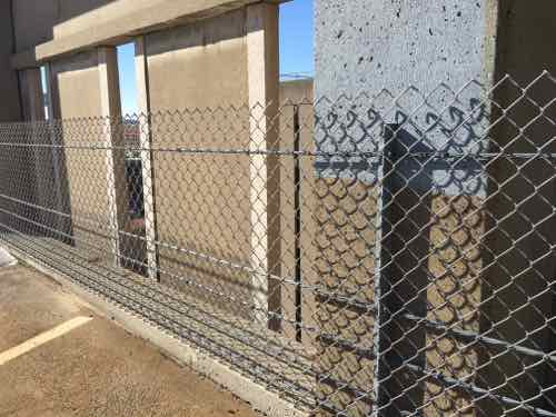 The concrete exterior panels are attached to the structure, not part of it.