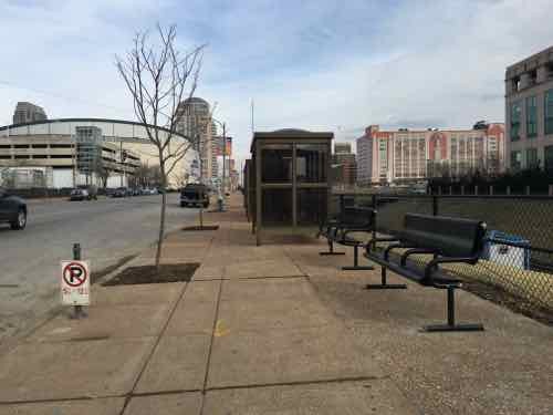 There are new benches in places , February 2016