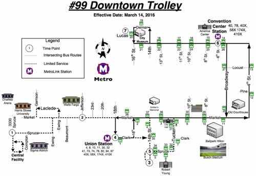 Overview of new route, click image to view PDF