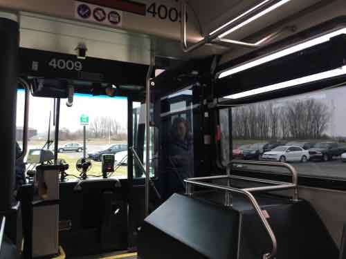 At 7:20am we made our first stop, at a Park & Ride lot next to the Gateway Center in Collinsville IL