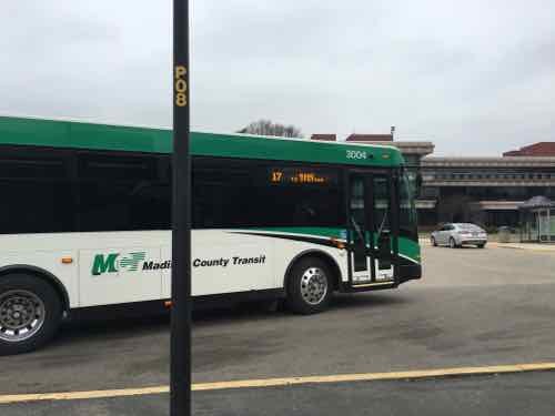 A few Madison County Transit buses came by before the next bus I needed, 