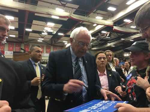 I was so close I was the first person to shake his hand after he came off the stage, I took this image just after -- 11:29am